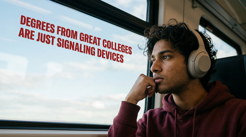 Cinematic Academic Signaling Thumbnail AI image template preview