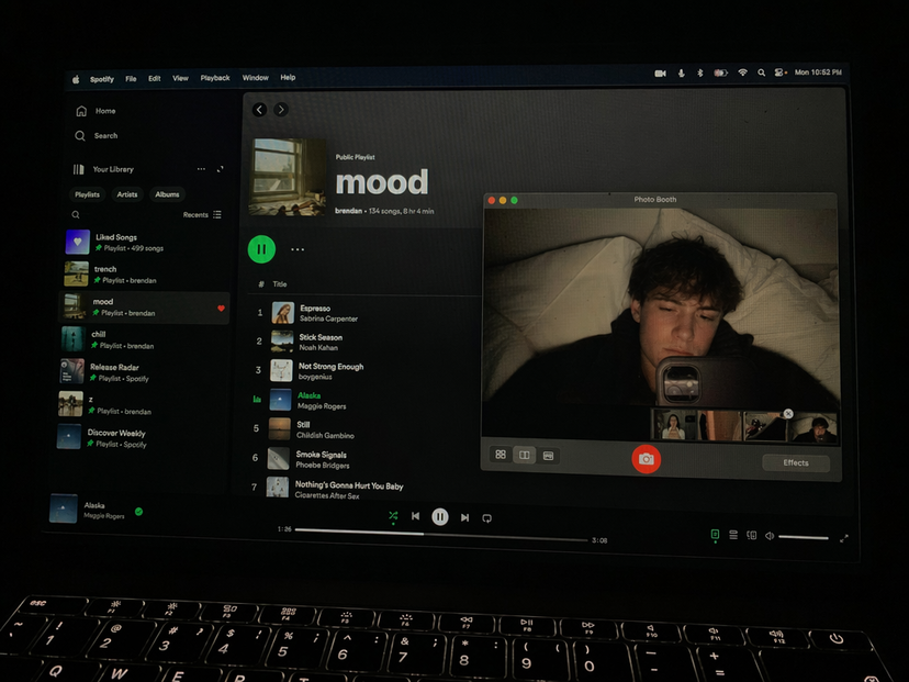 Nocturnal Desktop Aesthetic AI image template preview