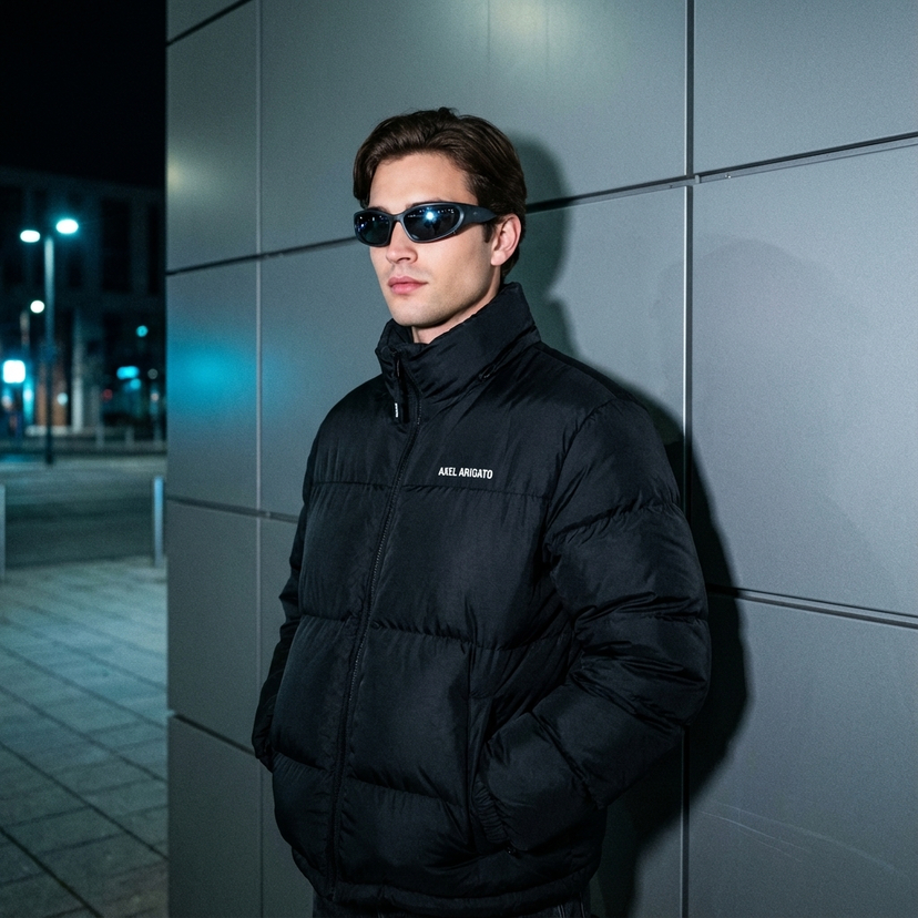 Cinematic Street Portrait (Male) AI image template preview