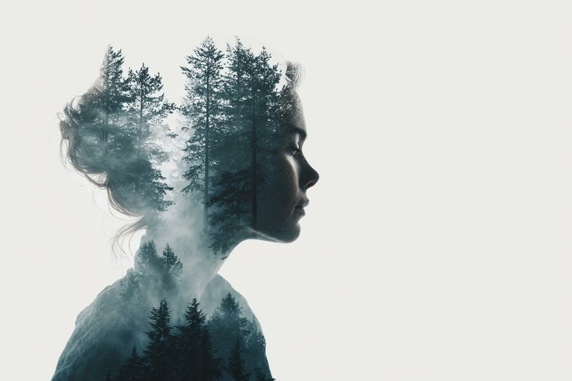 azed-double-exposure AI image template preview