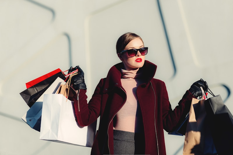 Fashion - City Sidewalk Chic AI image template preview