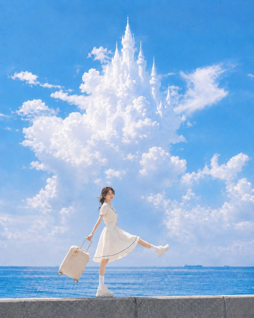 Anime Seafoam Transformation — Anime mermaid dissolving into seafoam under moonlight, delicate particle FX, bittersweet Disney-adjacent fairytale emotion, 3:4