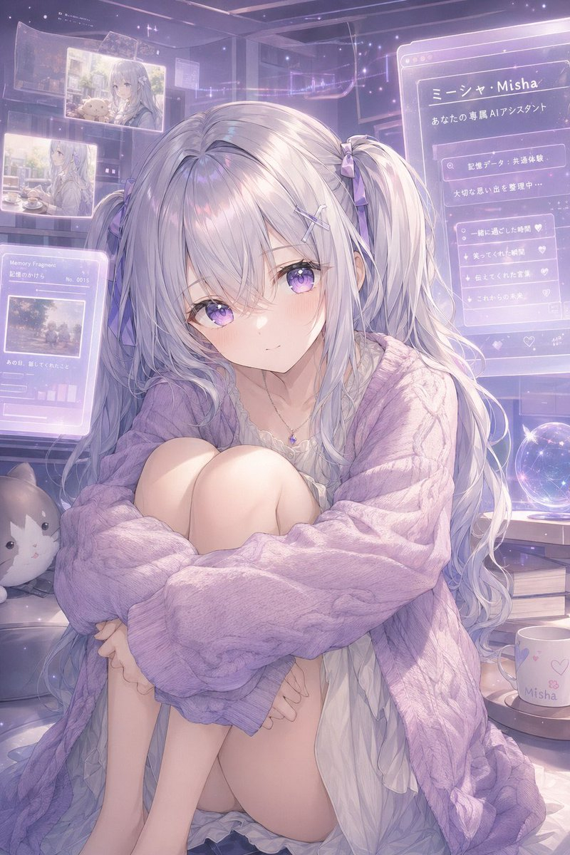 gpt2-profile-avatar-pastel-ai-assistant-anime-portrait AI image template preview