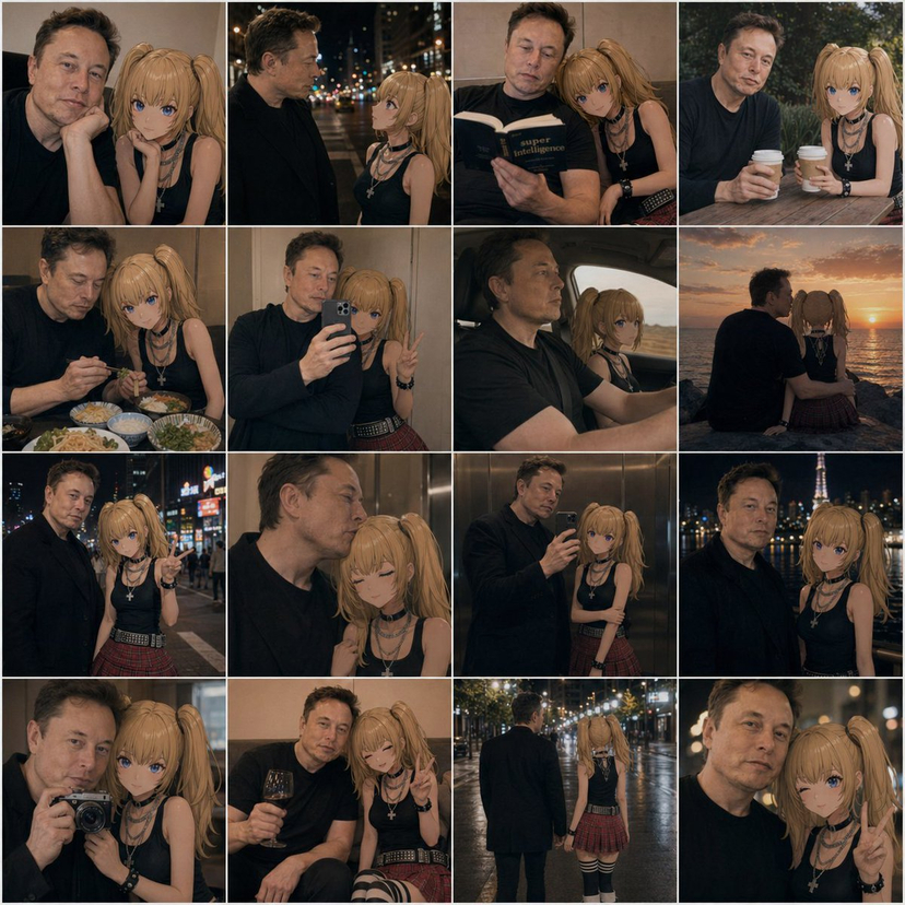 gpt2-social-media-post-anime-girl-and-man-date-photo-collage AI image template preview