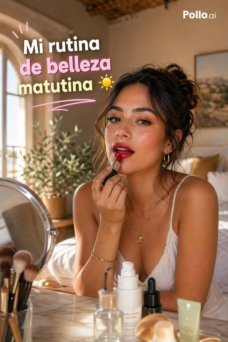 gpt2-youtube-thumbnail-spanish-grwm-morning-beauty-thumbnail AI image template preview