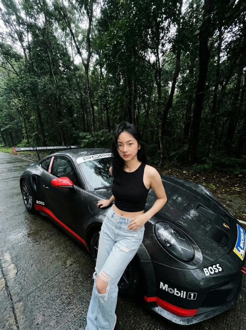 Nano Banana - Porsche Forest Cinematic AI image template preview
