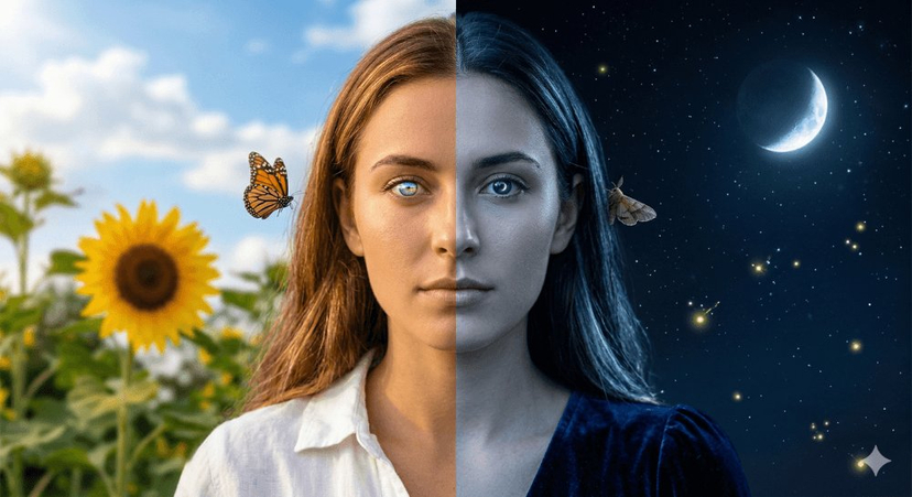 10-day-and-night-split-portrait AI image template preview