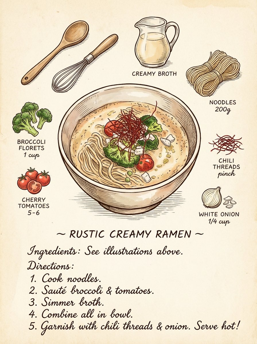 159-turn-your-food-photos-into-a-vintage-rec AI image template preview