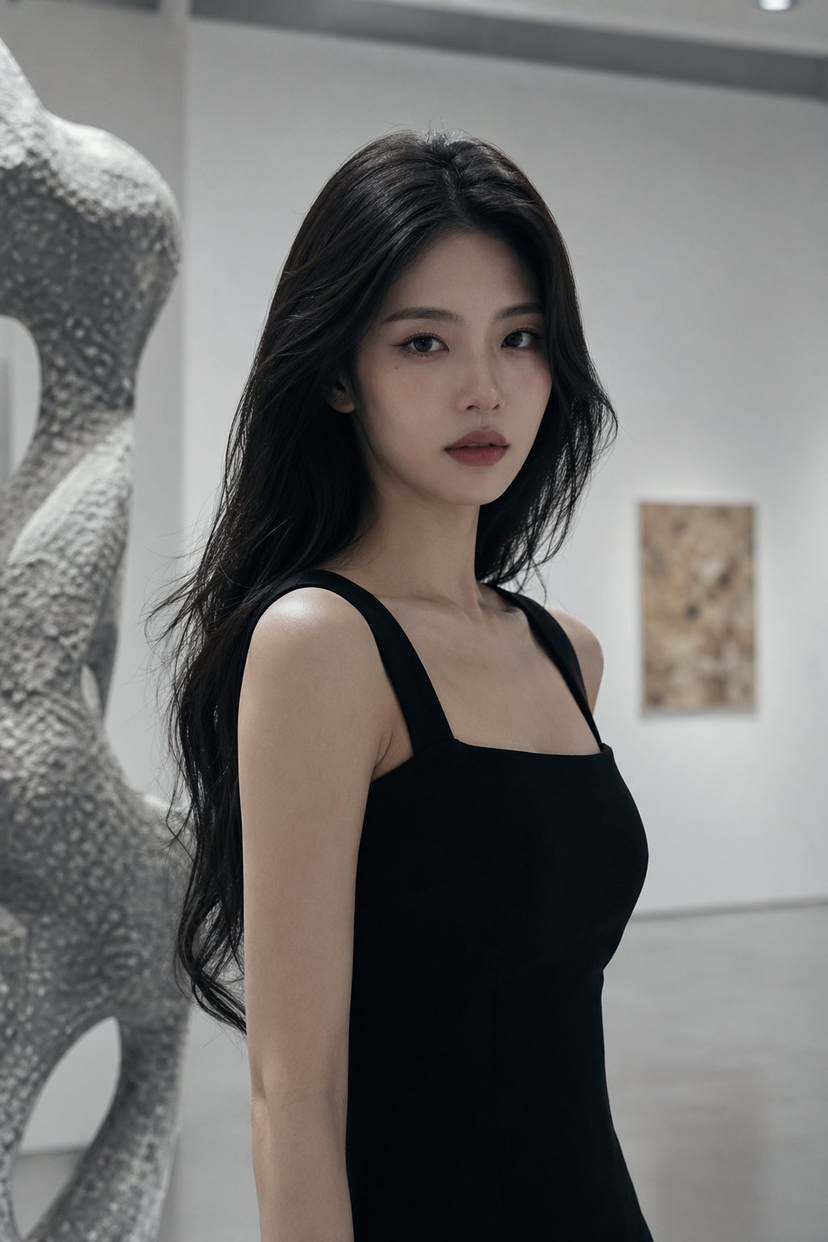 nano-banana-Asian-cold-glamour-portrait AI image template preview