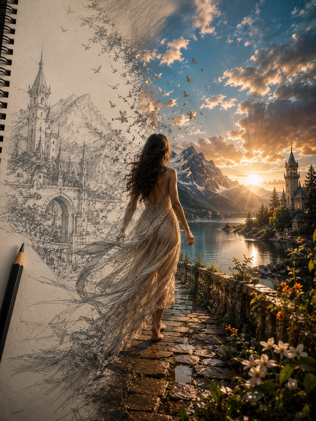 The Unfinished Sketch Comes Alive It started as a few pencil lines.…