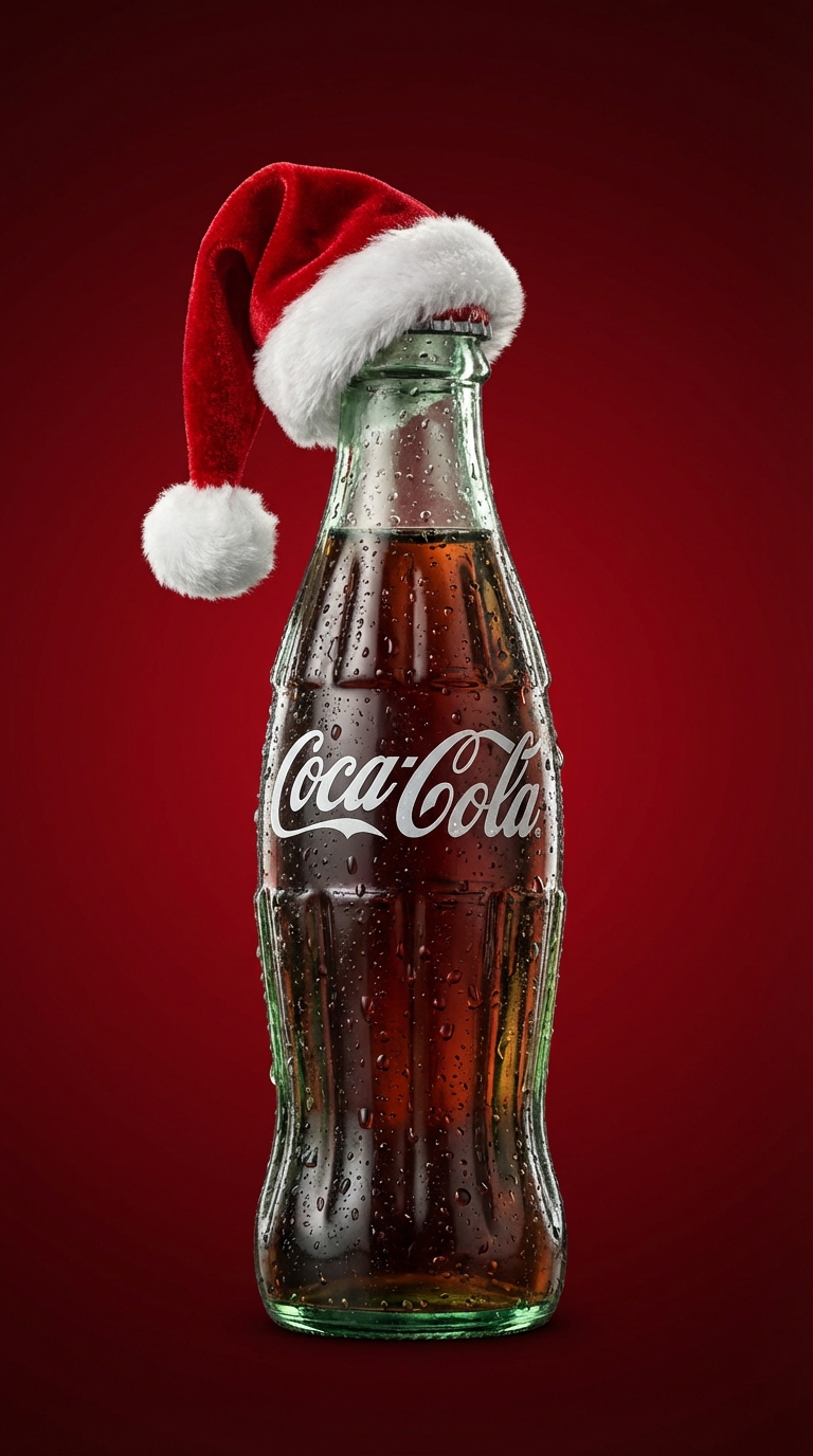 Coca-Cola Christmas Shot - AI Image Template Preview