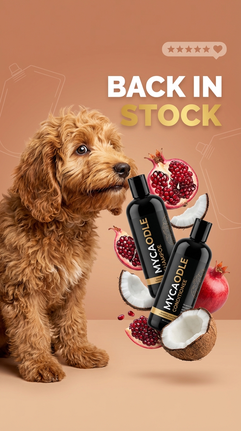 Poodle Pet Care Promo Template - AI Image Template Preview
