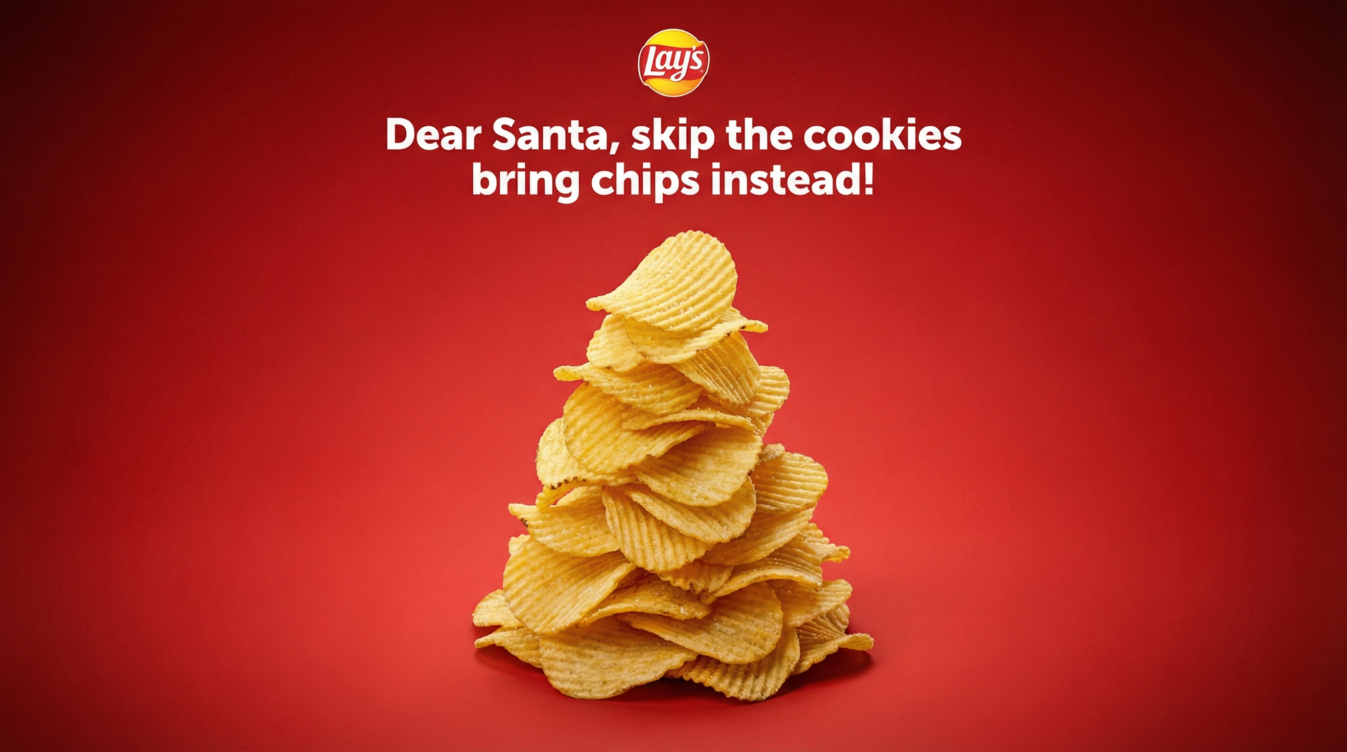 Crispy Chip Christmas Ad Template example 2