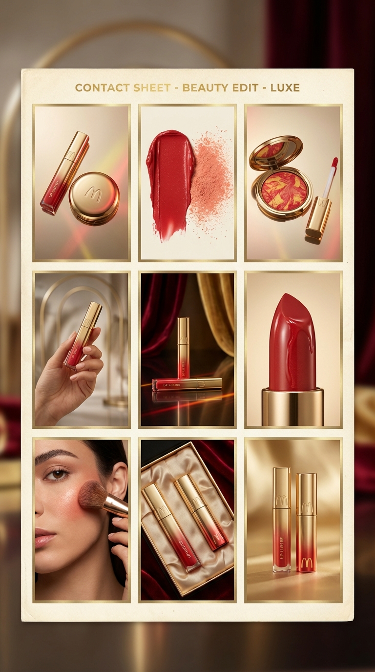 Golden Arches Beauty Editorial example 3