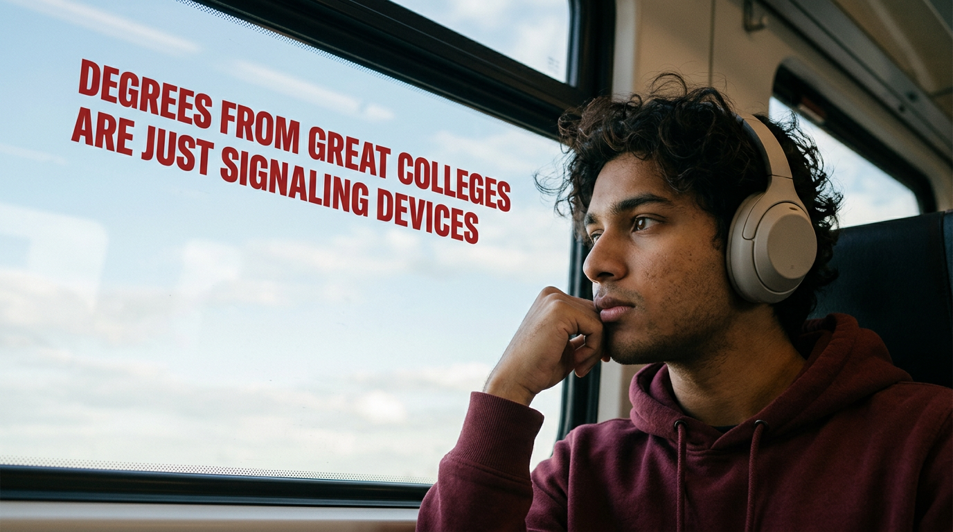 Cinematic Academic Signaling Thumbnail - AI image template preview