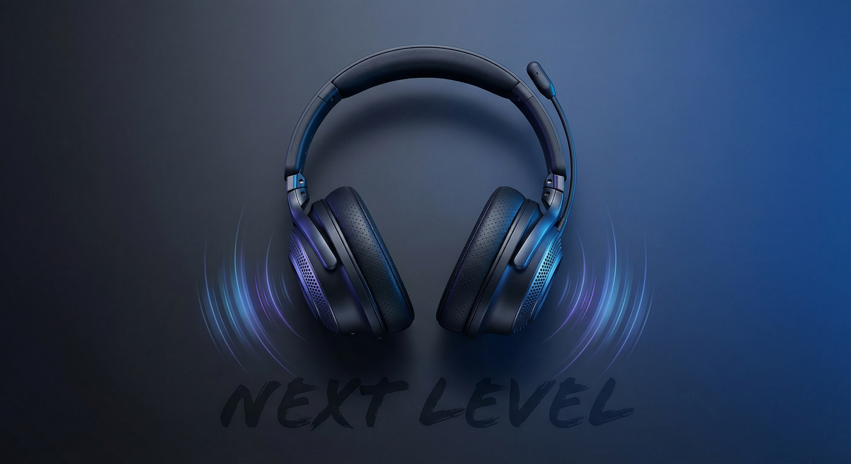 Wireless Headphones Creative Ad Visual example 2