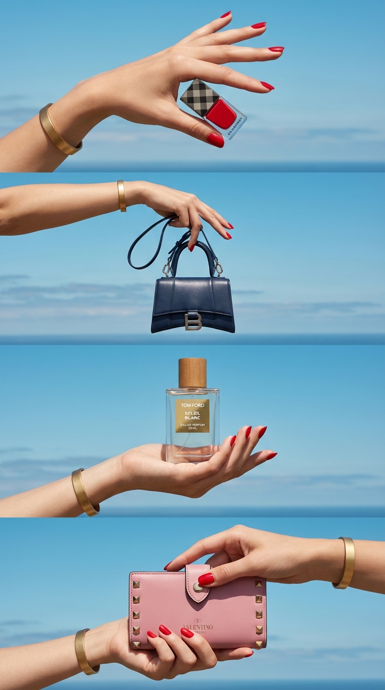 Luxe Minimalist Accessory Showcase - AI Image Template Preview