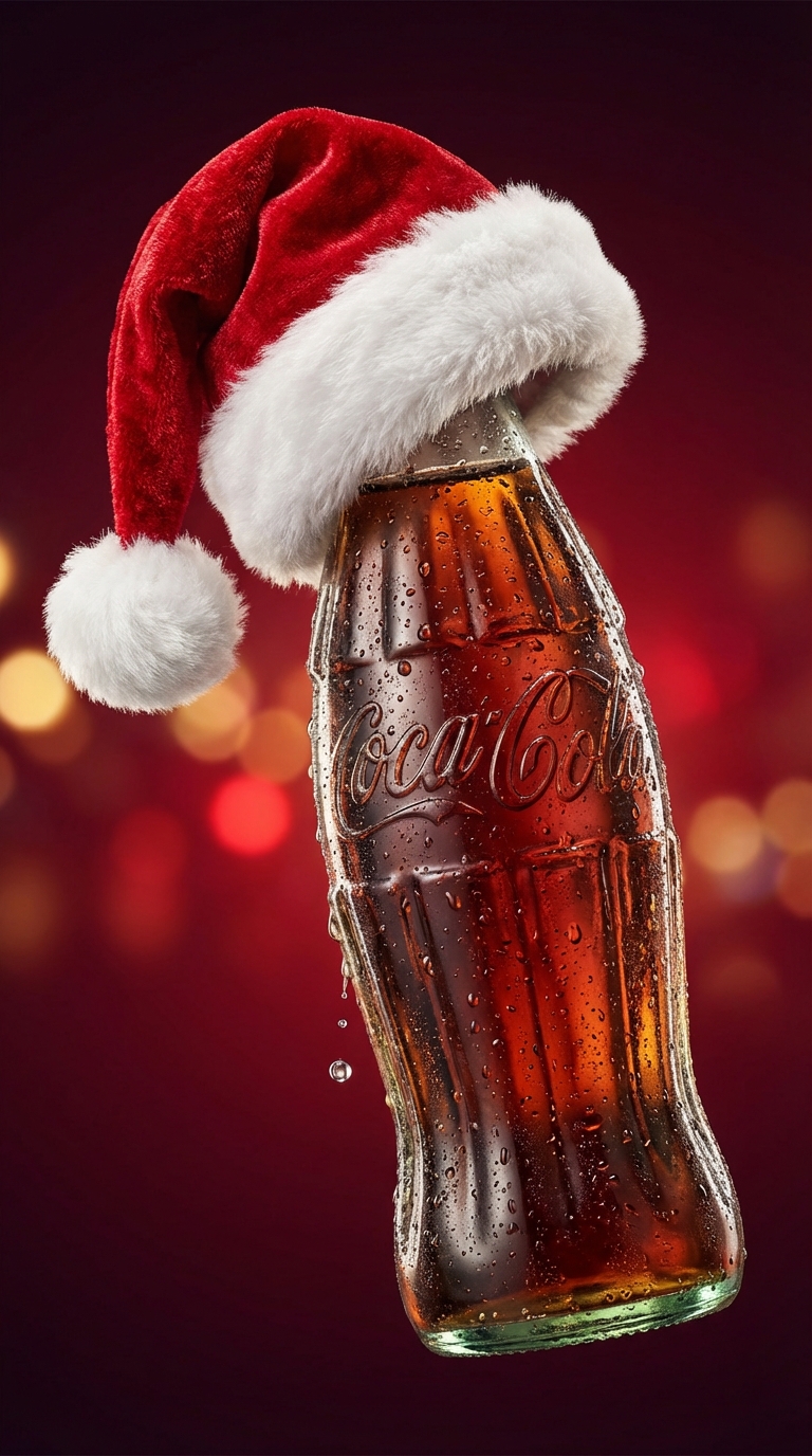 Christmas Beverage Campaign Template - AI Image Template Preview