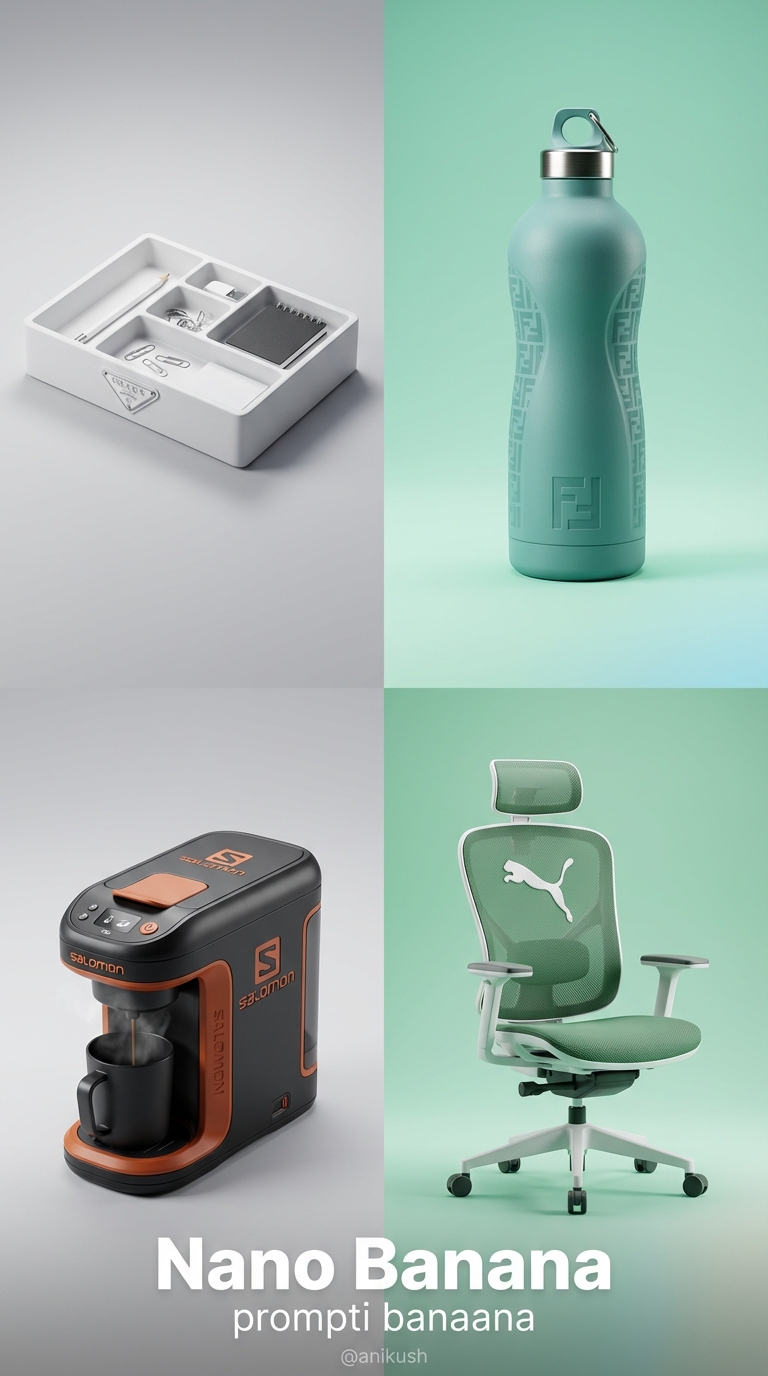 Minimalist Luxury Brand Concept - AI Image Template Preview