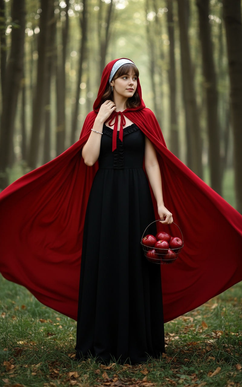 Halloween Costume(Snow White) - AI Image Template Preview