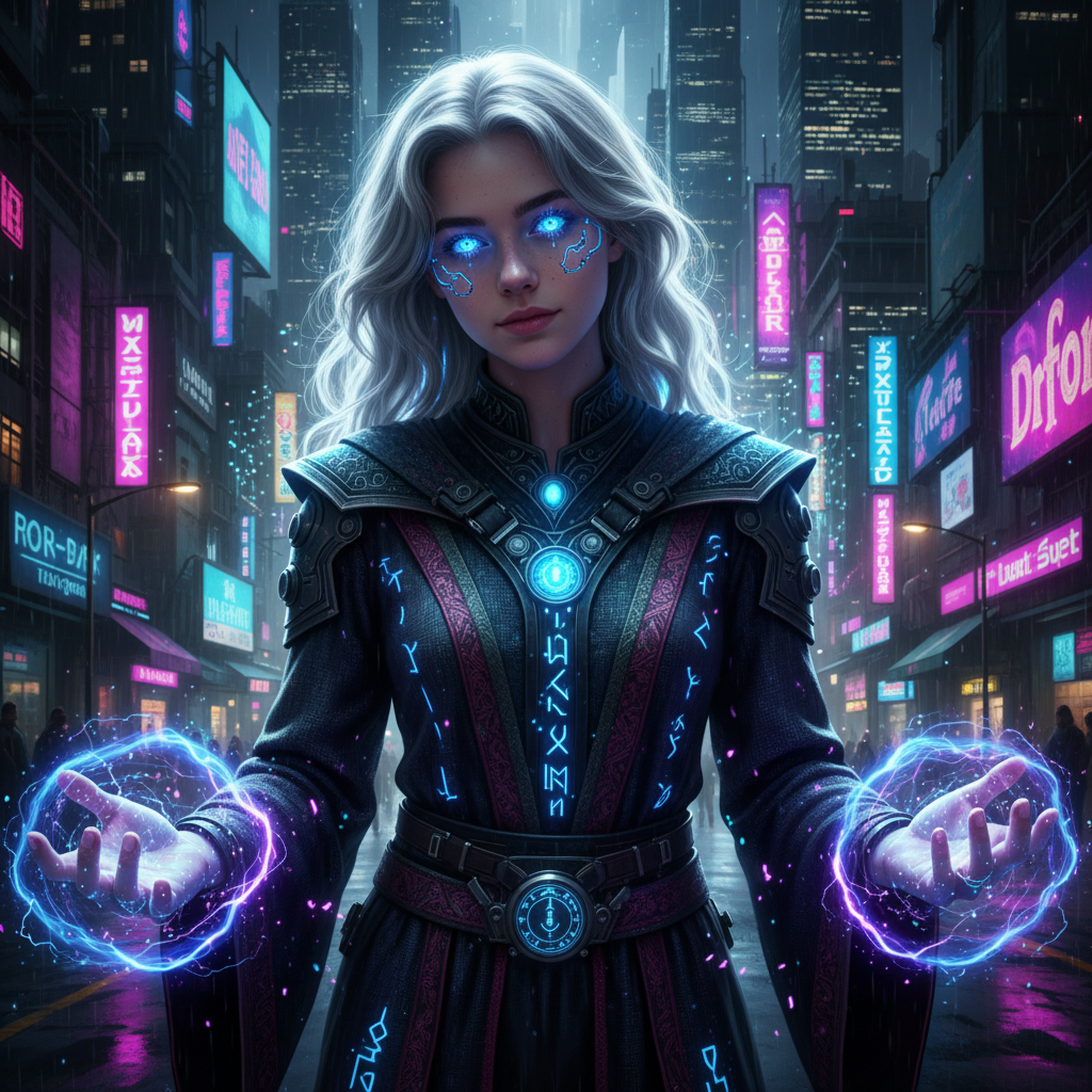 Fictional Character - AI Image Template Preview