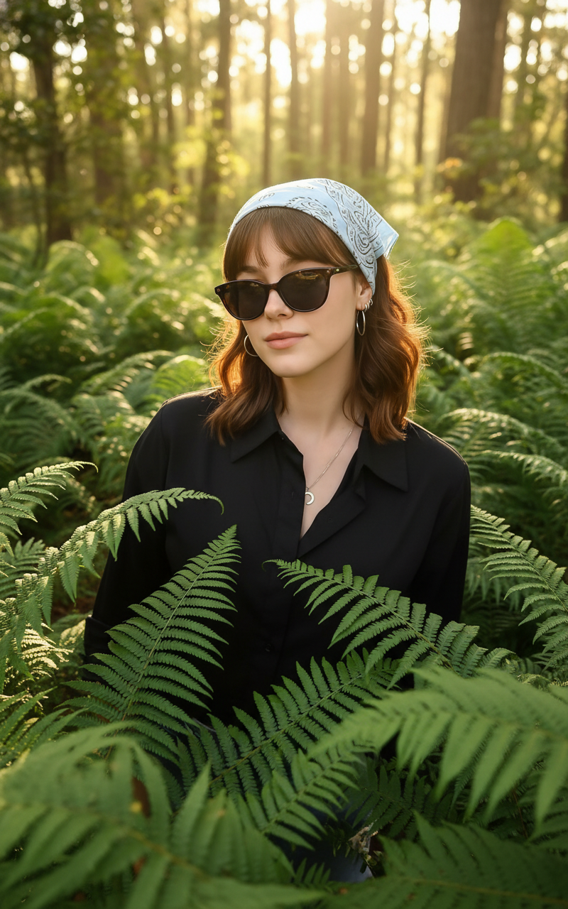 Forest Photoshoot - AI Image Template Preview