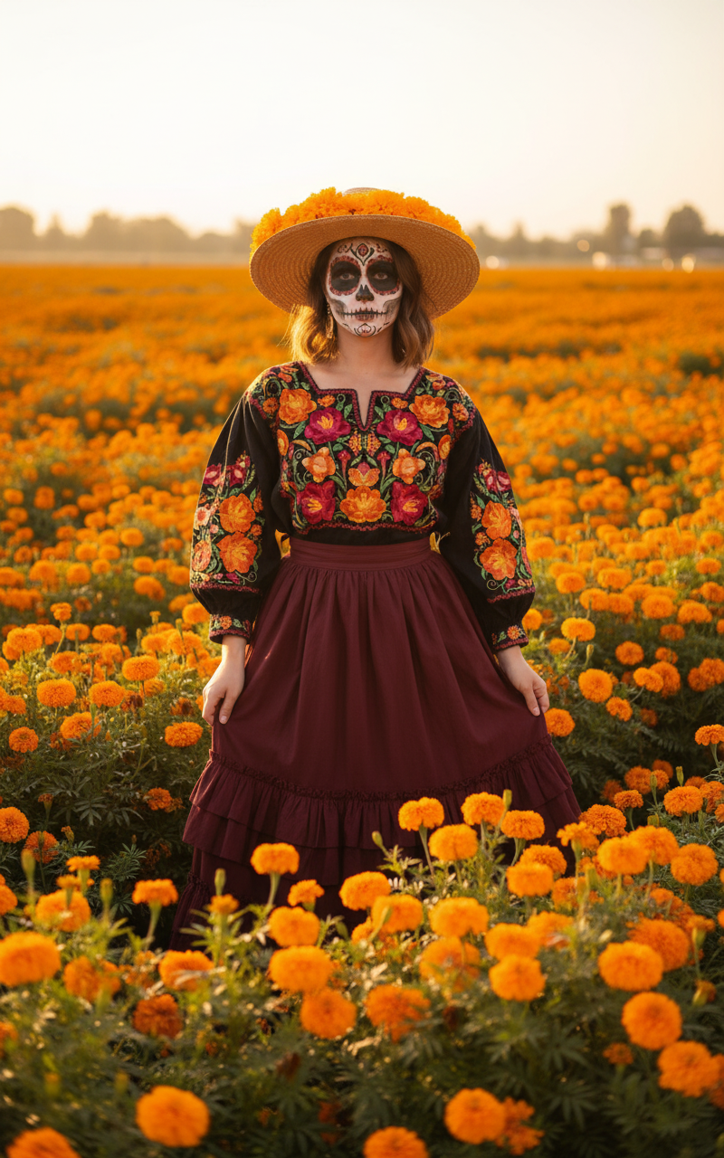 Halloween Costume - Marigold - AI Image Template Preview