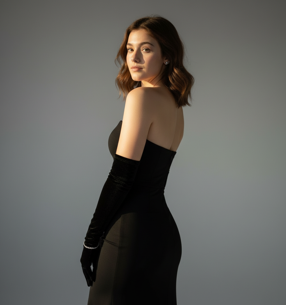 Fashion Editorial Studio Shoot - AI Image Template Preview