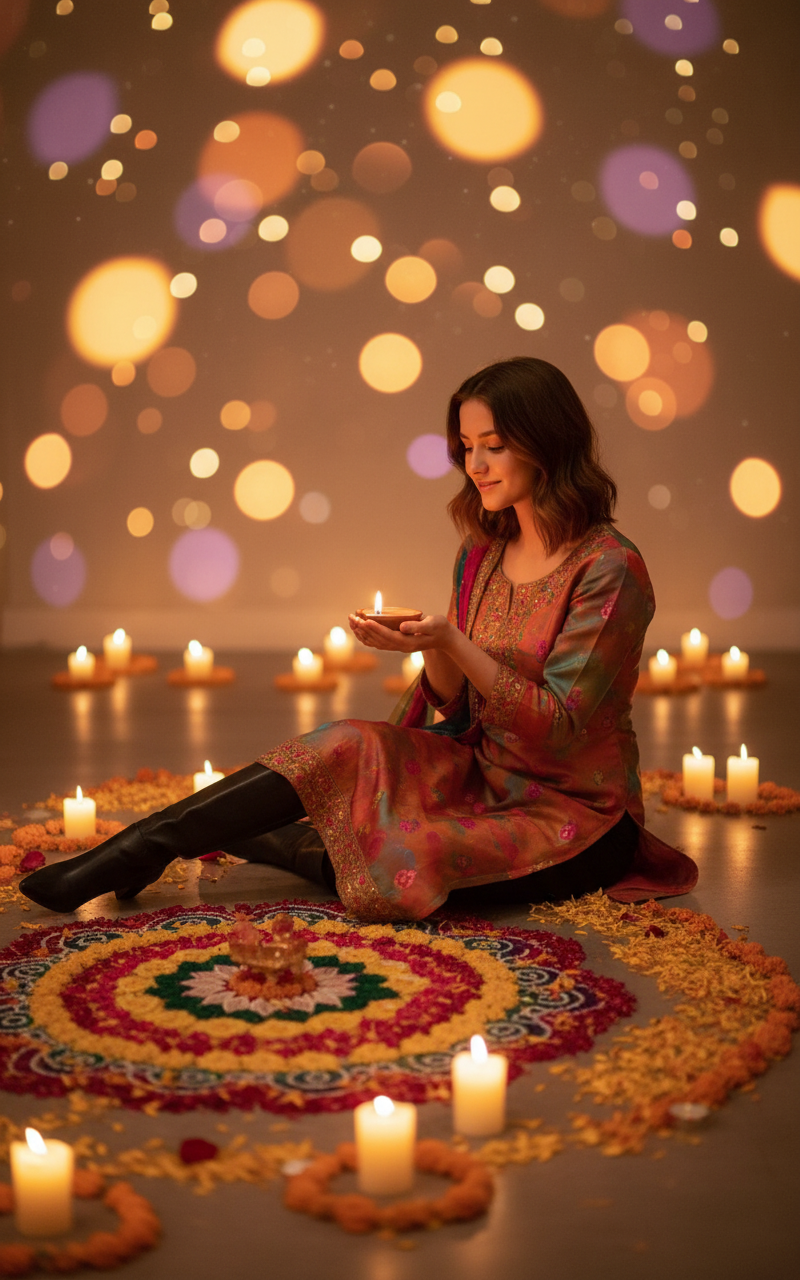 Diwali Photos(Glowup) - AI Image Template Preview