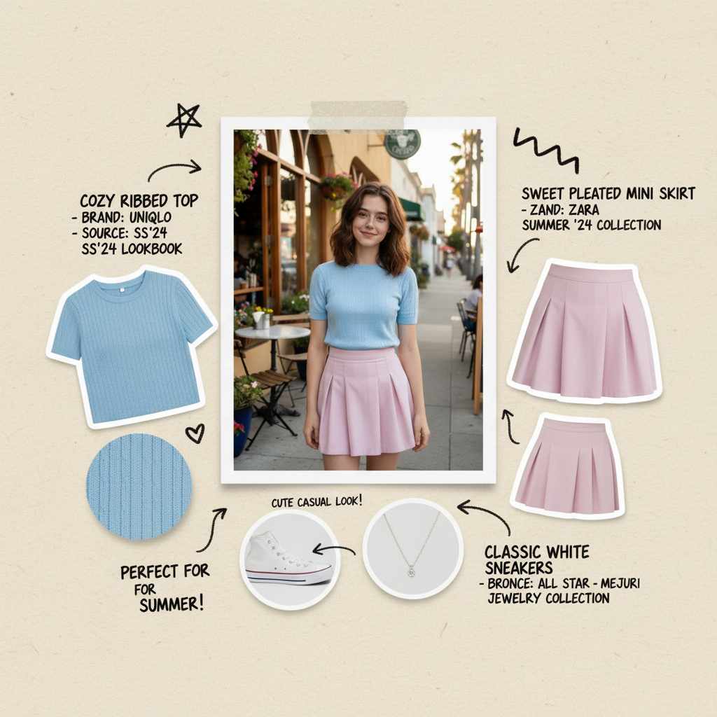 Fashion Moodboard Collage - AI Image Template Preview