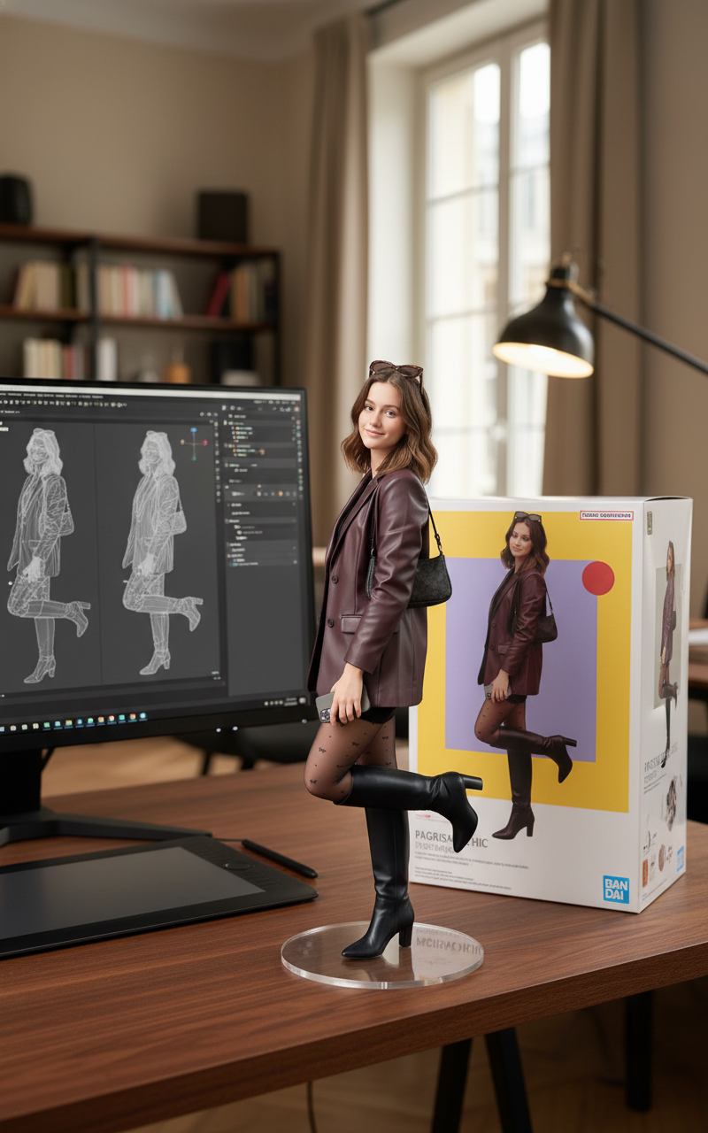 3D Model - AI Image Template Preview