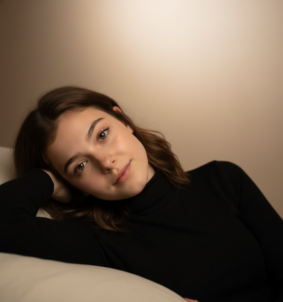 Close-Up Portrait - AI Image Template Preview