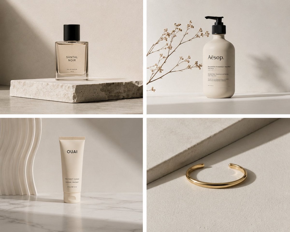 Elegant Minimalist Product Photography - AI image template preview