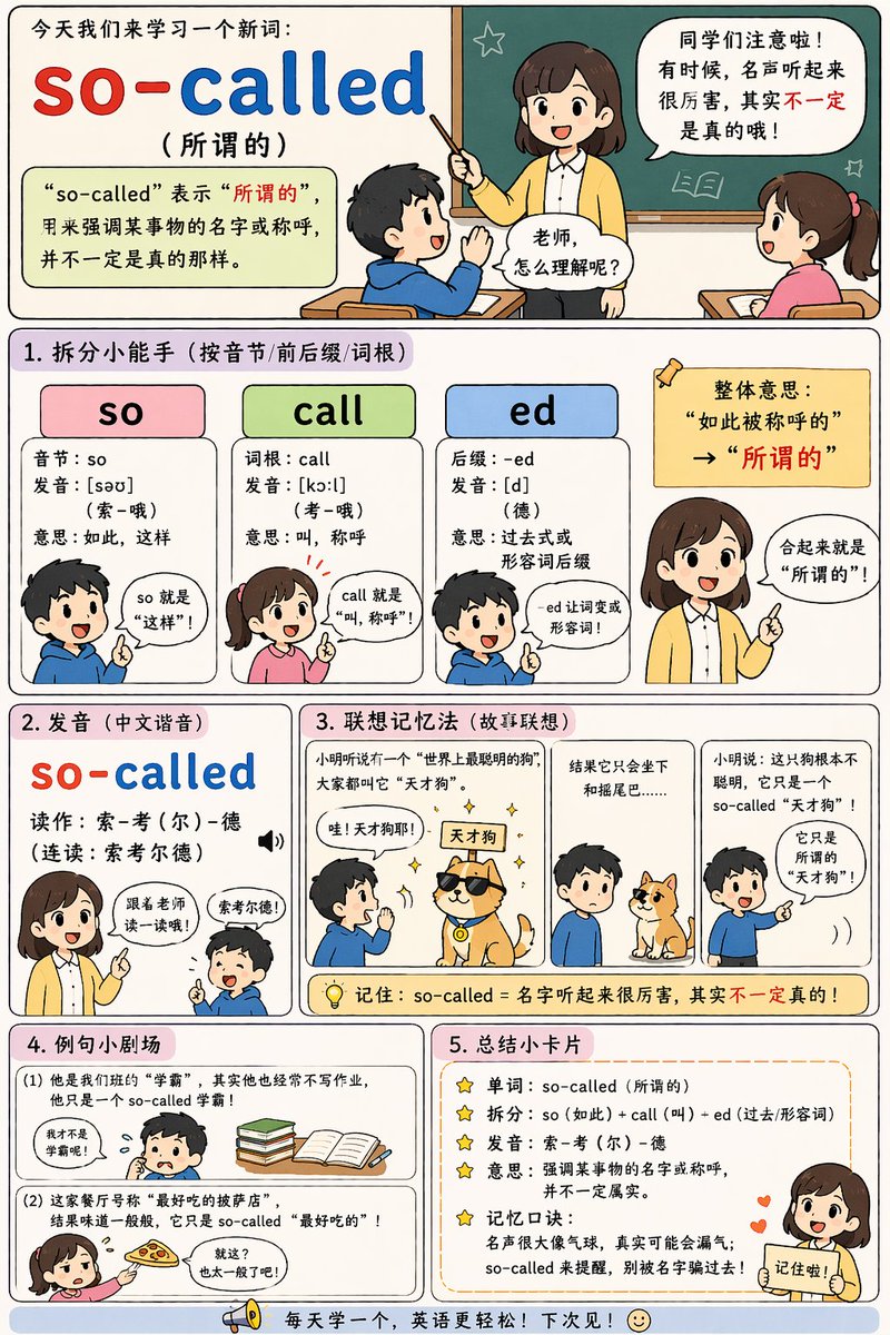 English Vocabulary Educational Infographic - AI image template preview