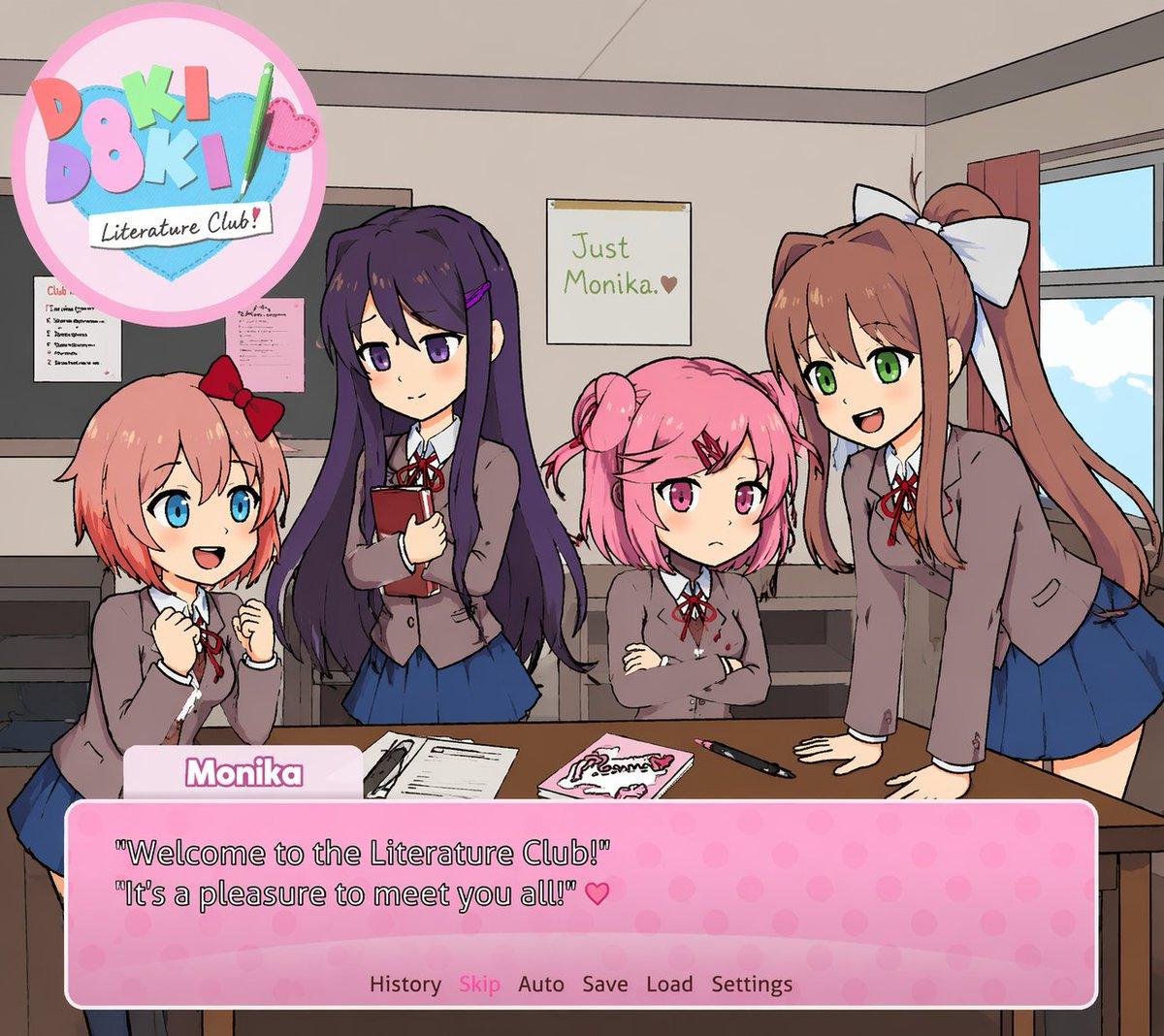 Visual Novel Screenshot Mockup - AI image template preview