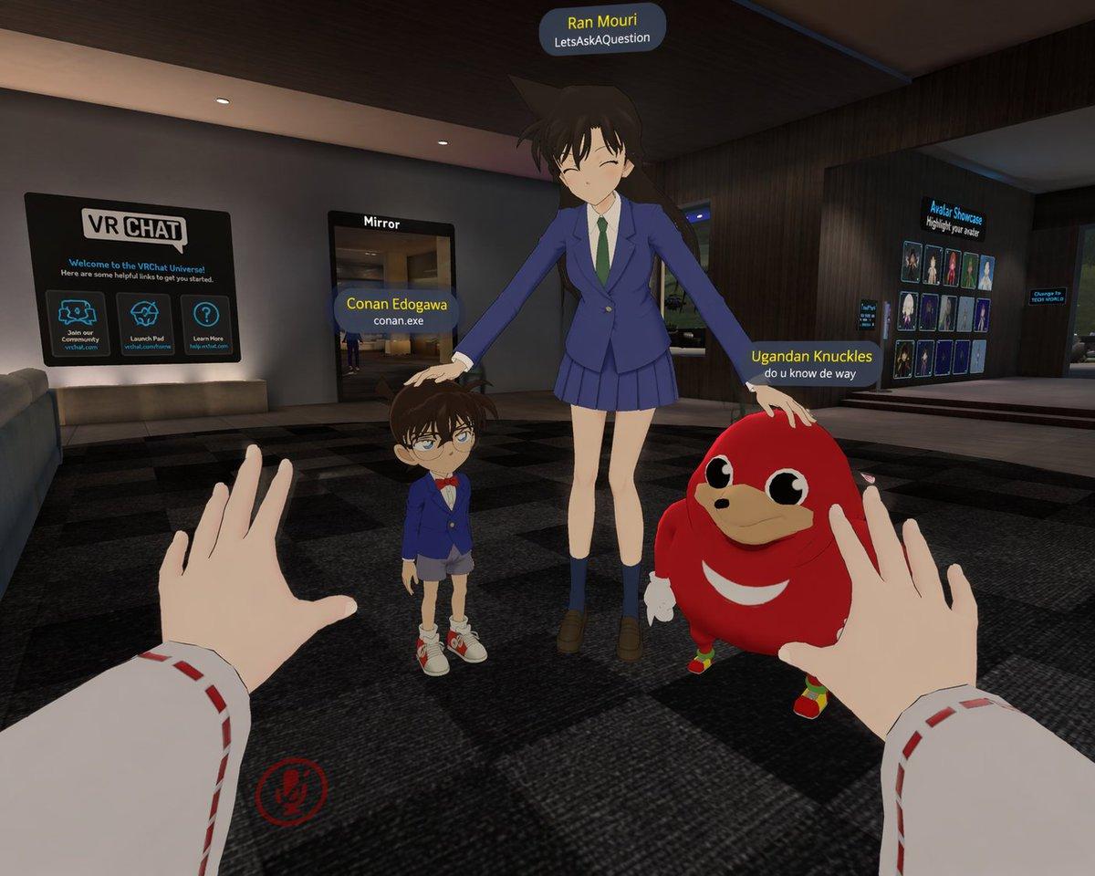 First-Person VRChat Meme Crossover Screenshot - AI image template preview