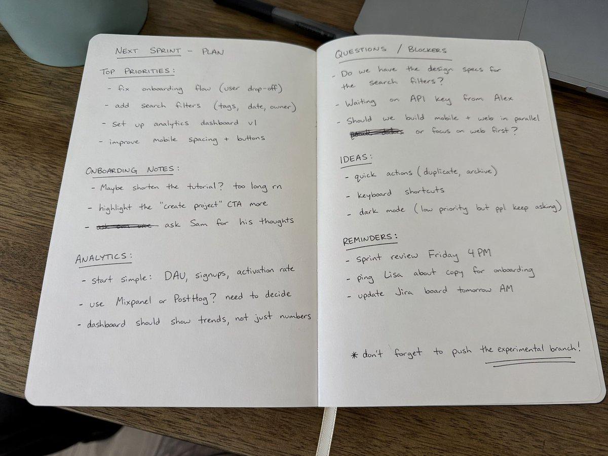 Amateur Handwritten Notebook Photo Prompt - AI image template preview