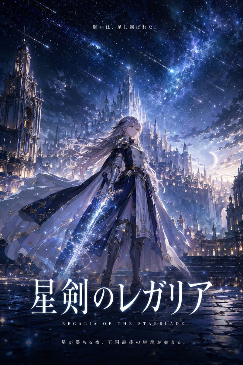 Fantasy Anime Key Visual Prompt - AI image template preview