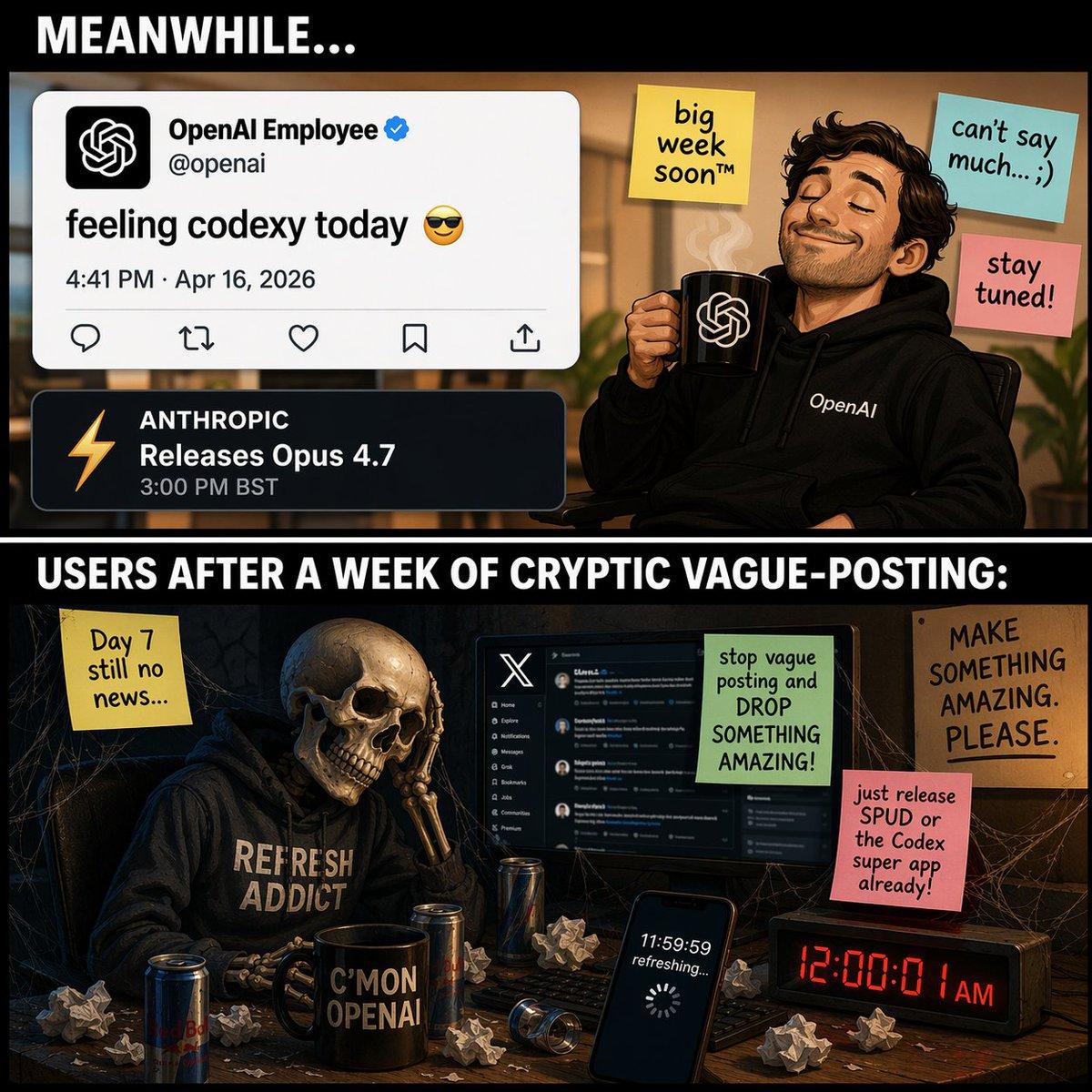 Two-Panel Tech Meme Comic - AI image template preview