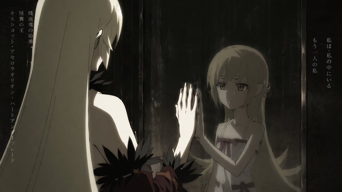 Anime Mirror Reflection of Younger Self - AI image template preview