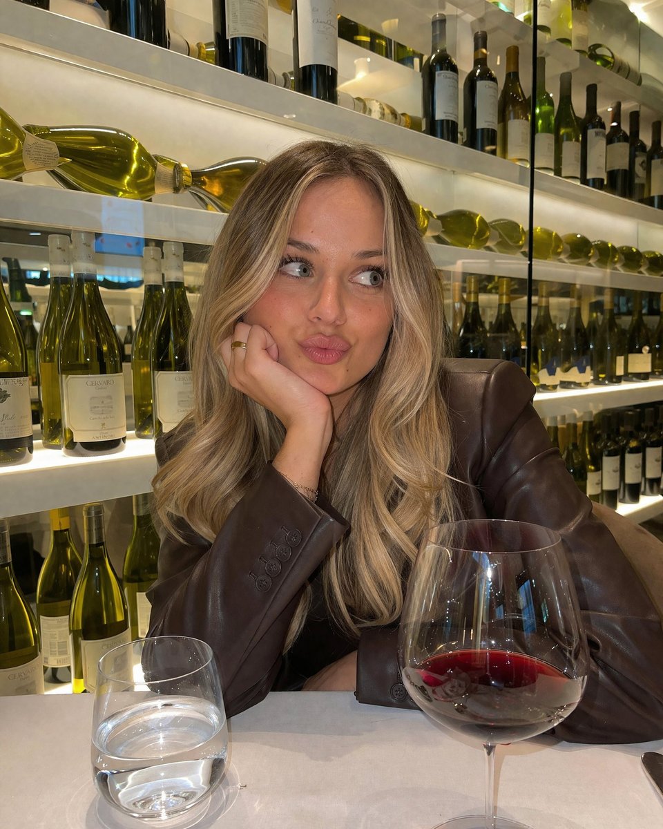 Casual Wine Bar Portrait - AI image template preview