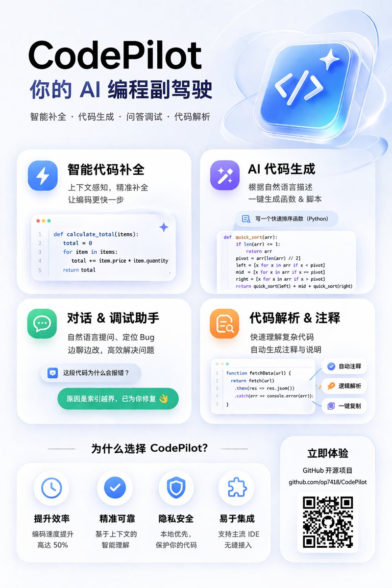 AI Coding Assistant Promo Infographic - AI image template preview