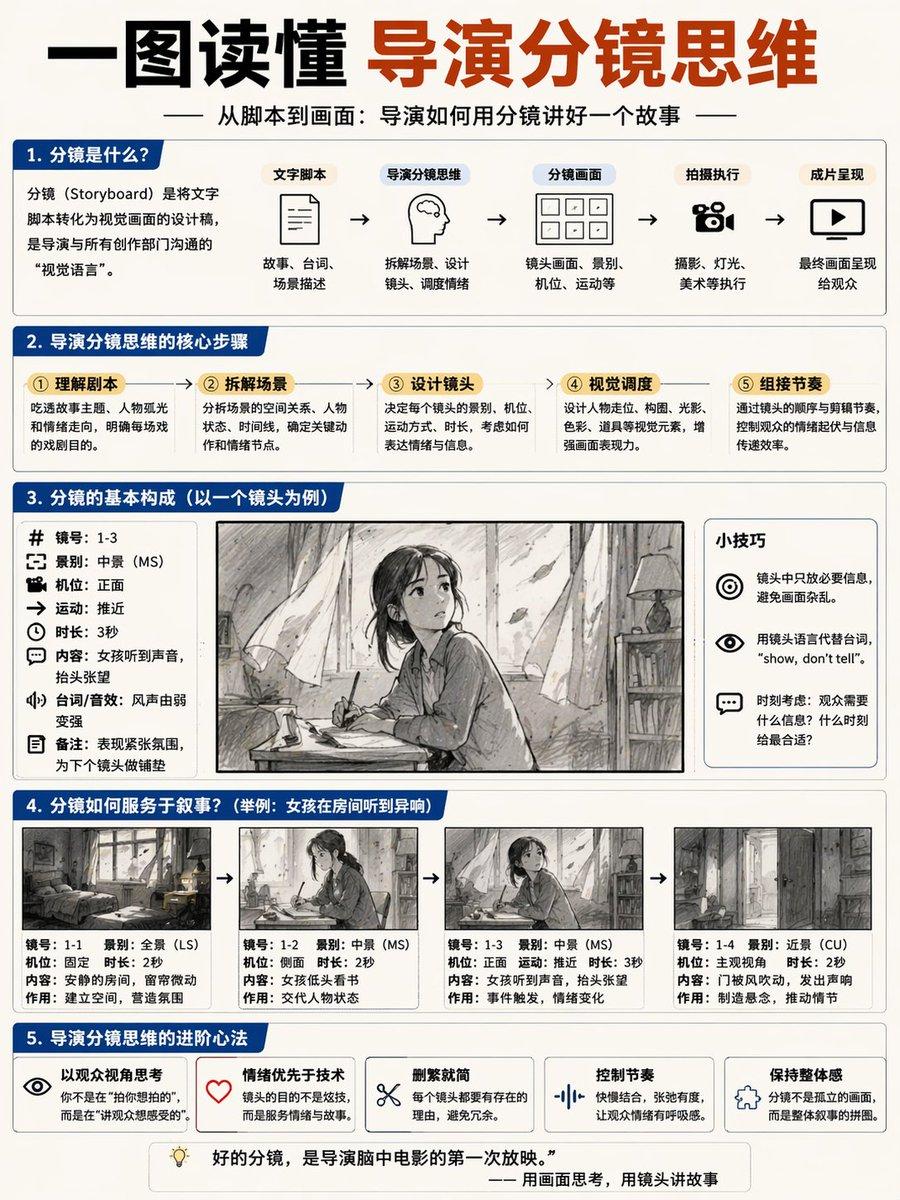 Storyboard Director Infographic - AI image template preview