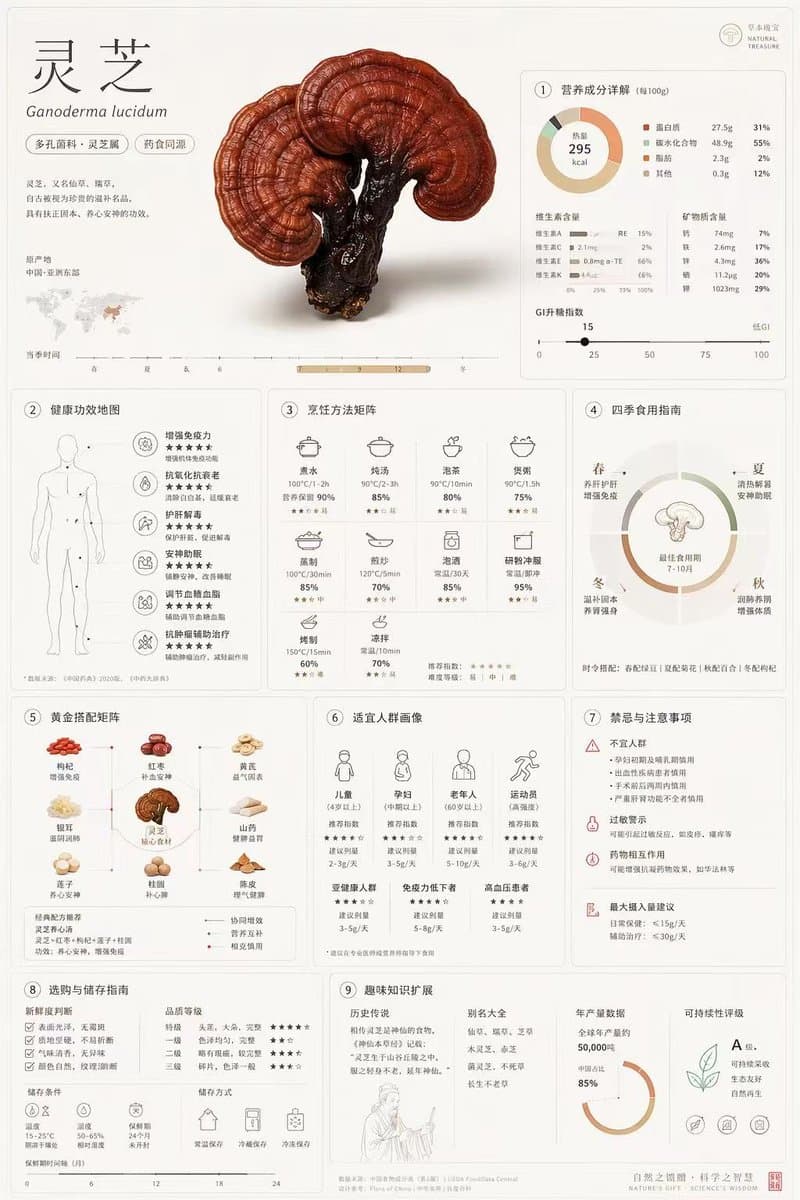 Comprehensive Botanical Infographic - AI image template preview