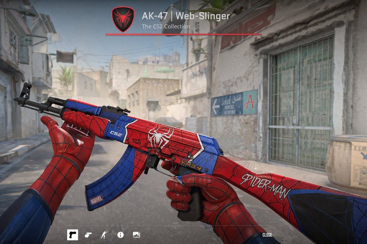 FPS Custom Weapon Skin Screenshot - AI image template preview
