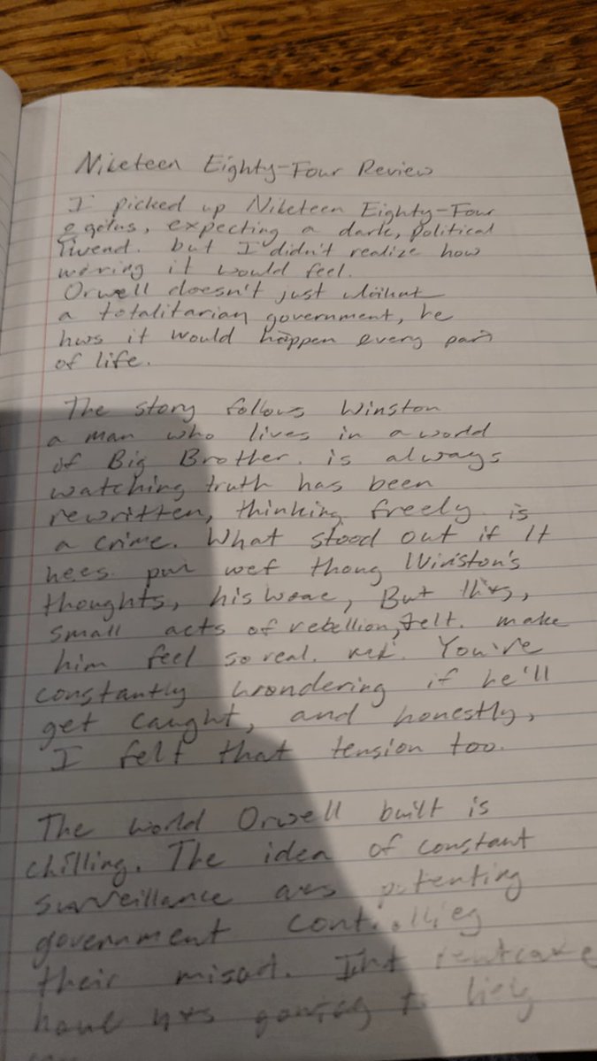 Messy Handwritten Notebook Photo - AI image template preview