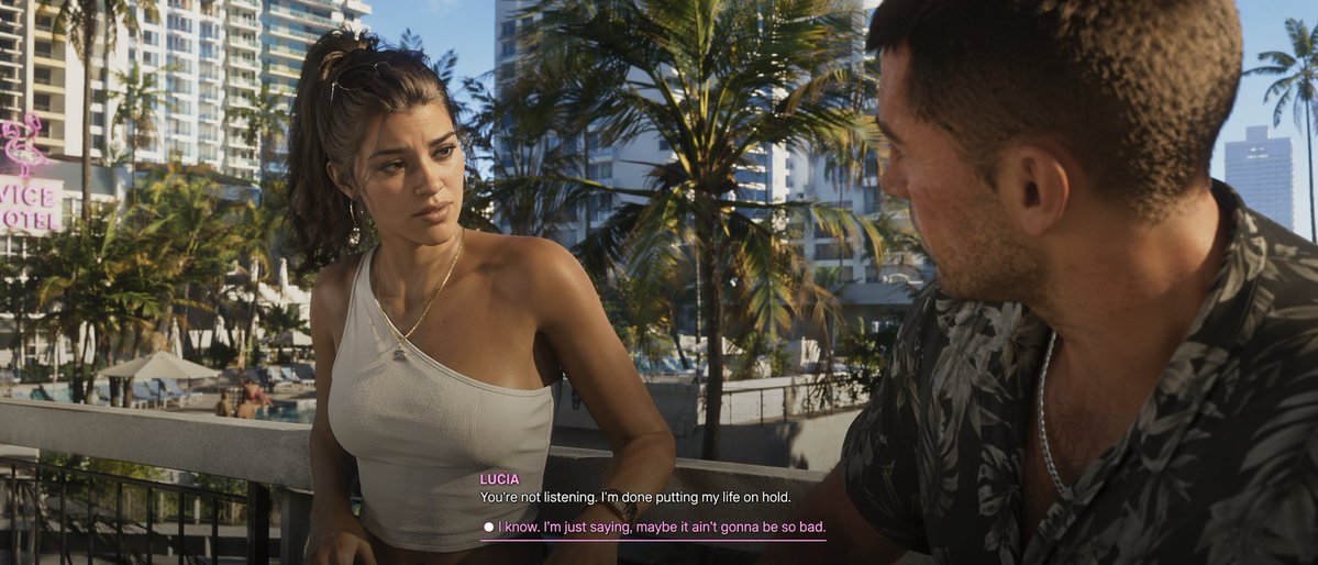 Cinematic Video Game Cutscene with Subtitles - AI image template preview