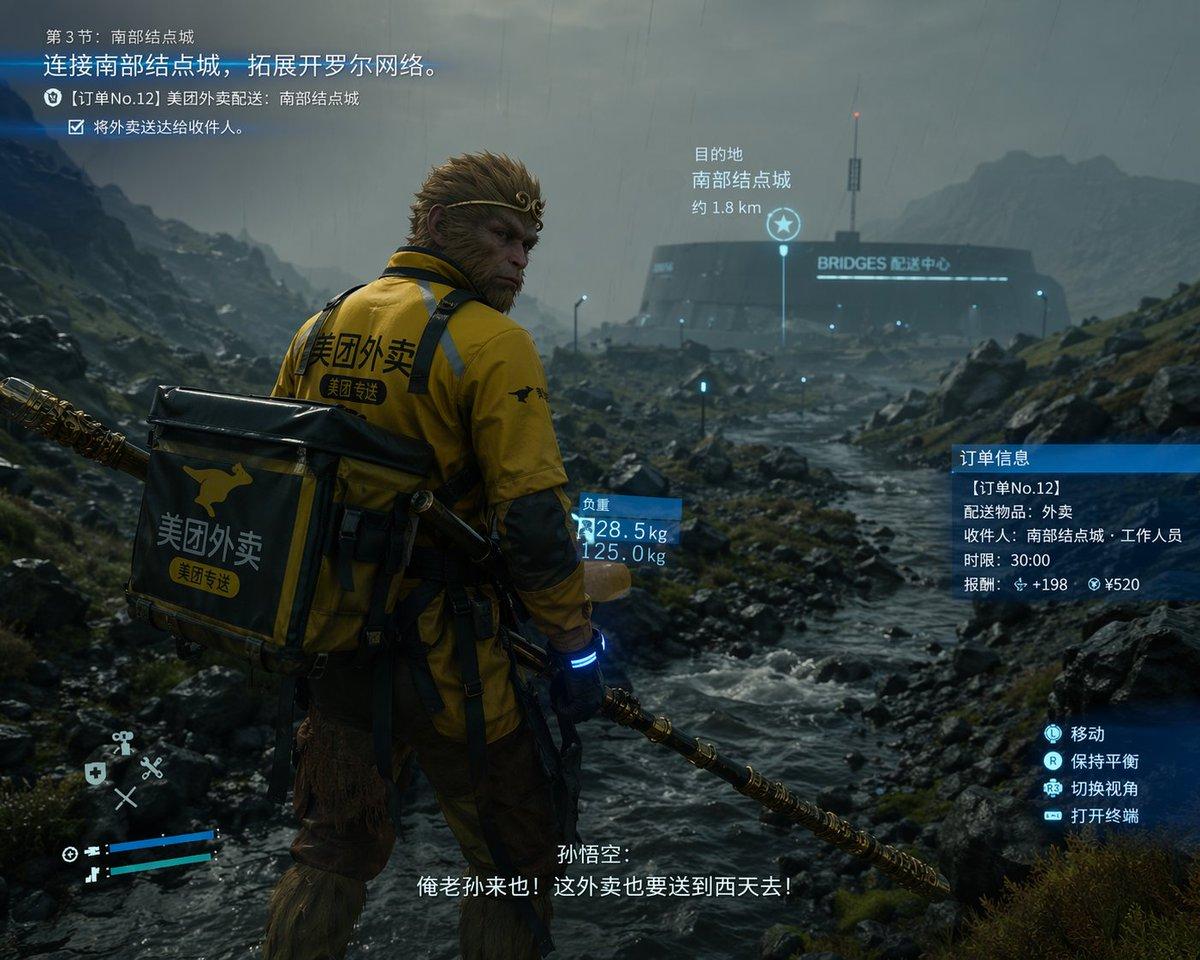 Cinematic Game UI Mockup - AI image template preview