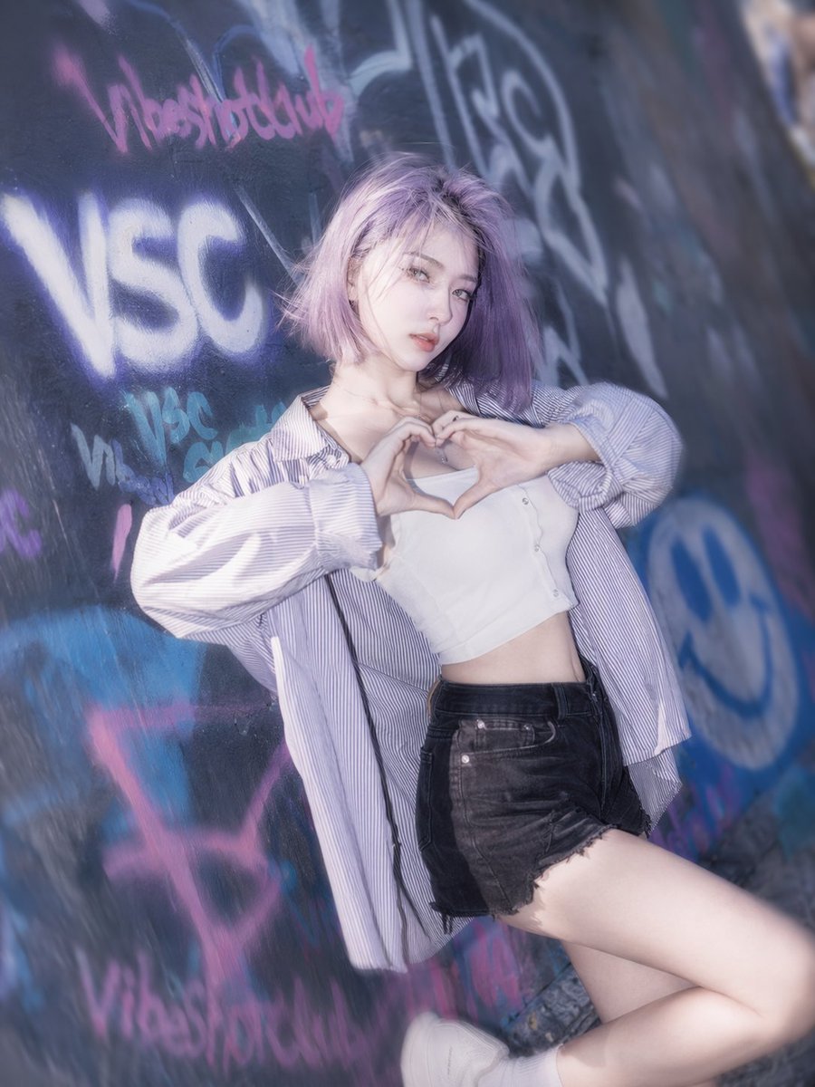 Urban Streetwear Portrait with Graffiti - AI image template preview