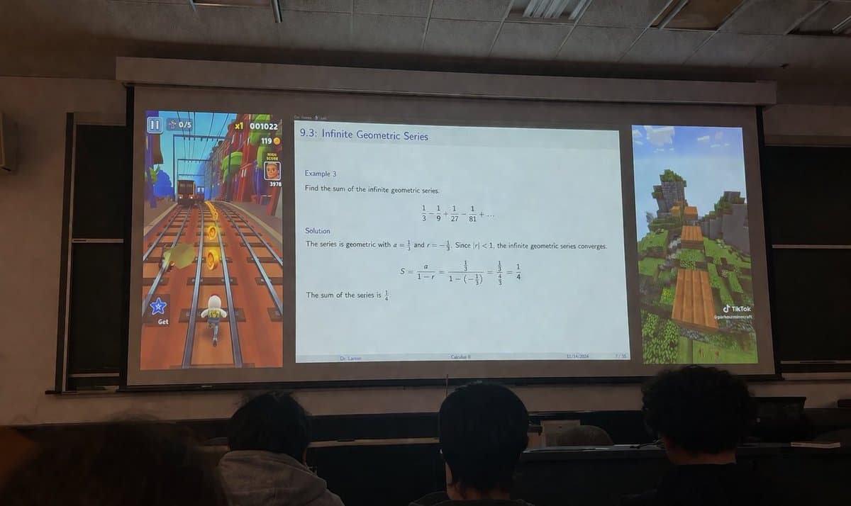 Brainrot Lecture Hall Projector - AI image template preview